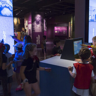 Facing freedom in America, exhibition view. Courtesy of the Chicago History Museum