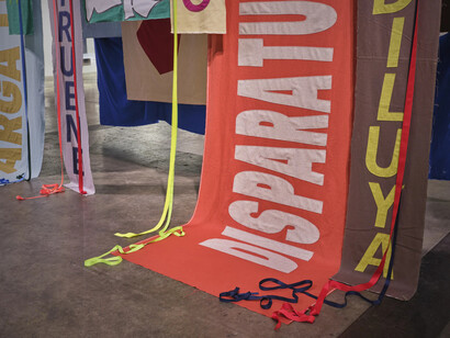 Nadia Hernández, Para verte mejor, en todo tiempo (To see you better, at all times), exhibition view. Courtesy of Art Gallery of NSW