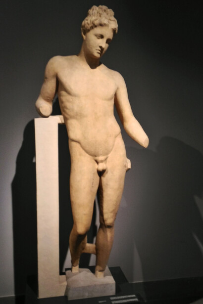 Roma, Palazzo Massimo, Apollo tipo Anzio, fine I-inizi II sec. d.C., da originale greco della seconda metà del IV sec. a.C. © Roberto Luciani