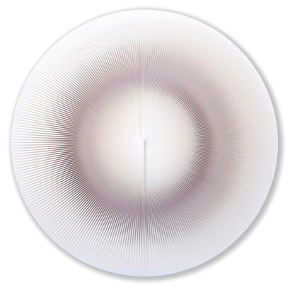 Alberto Biasi, Variable round image, 1978, 102 x 102 cm
