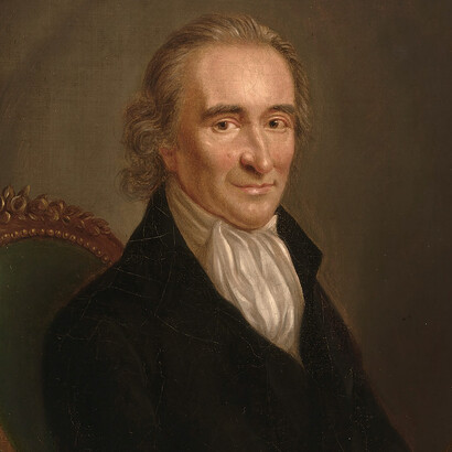 Laurent Dabos; Retrato de Thomas Paine, c. 1792