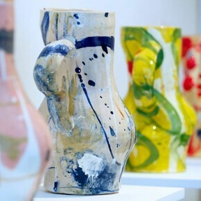 Philip Eglin, installation view of 'Nice Pair of Jugs' (2013), photo © Philip Sayer, courtesy of Marsden Woo Gallery