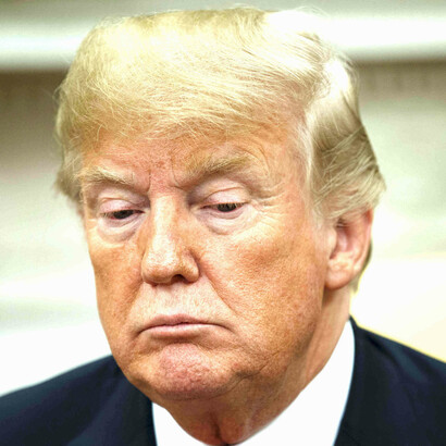 Donald Trump: el presidente estadounidense sigue siendo el gran valedor de Guaidó, con todo lo que significa eso para lo bueno y para lo malo