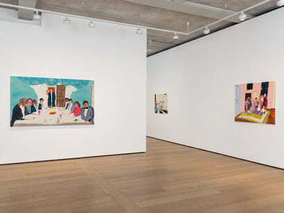 Genieve Figgis. Imaginary Friends, exhibition view. Courtesy of Almine Rech