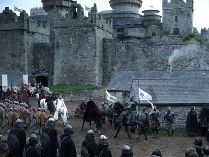 Juego de Tronos. La ciudad de los Stark, recreada en el Castillo de Ward, Irlanda del Norte