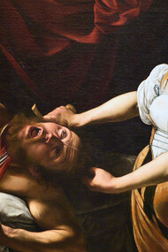 Michelangelo Merisi da Caravaggio, Judith beheading Holofernes, (1598) 