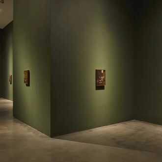 Danielle Mckinney, Forest for the trees, exhibition view. Courtesy of Boesky Gallery