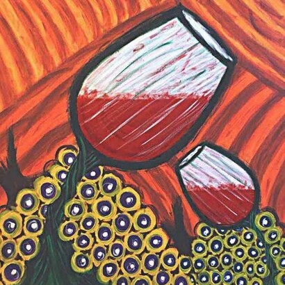 «Copa de vino de borracha», Adela Casado