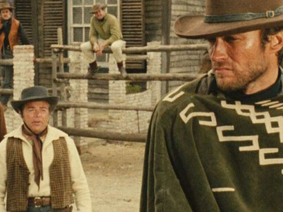 Clint Eastwood in "Per un pugno di dollari"