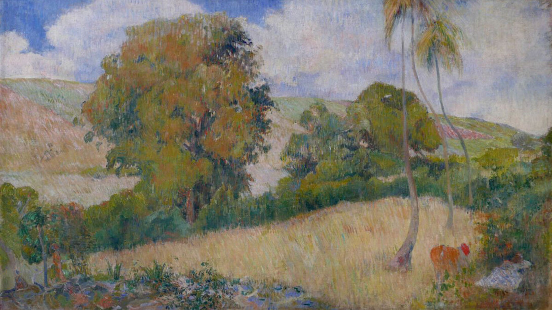Paul Gauguin, Wiese auf Martinique, 1887. Courtesy of Kunstforum Wien