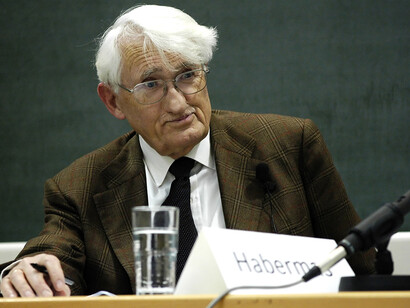 El filósofo Jürgen Habermas