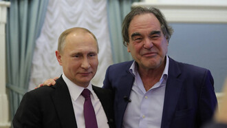 Oliver Stones and Vladimir Putin