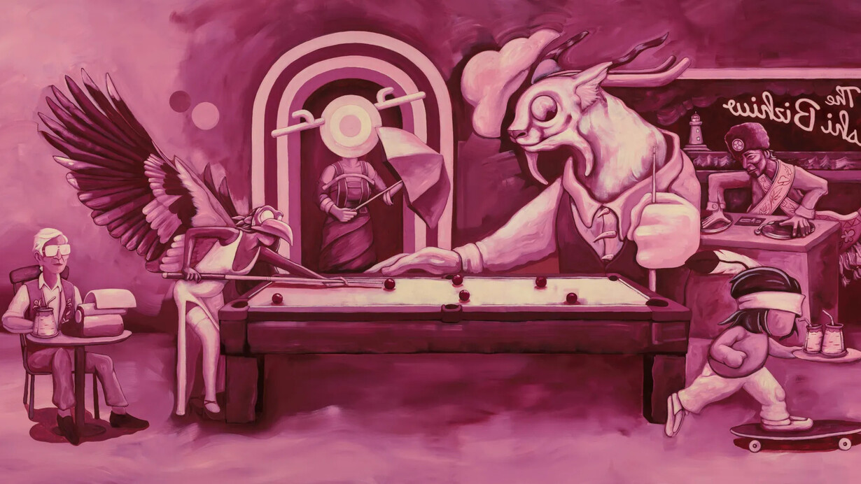 Jonathan Thunder, Basil's dream, 2024. Courtesy of Detroit Institute of Arts