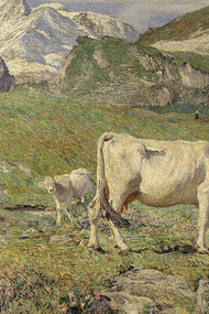 Pascoli di primavera di Giovanni Segantini 