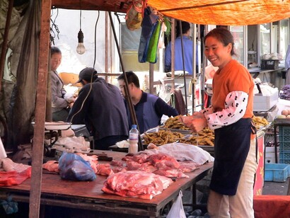 In Cina esistono molti mercati che vendono carne di vari animali