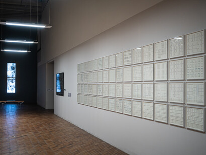 Oscar Muñoz, Infraleve, exhibition view. Courtesy of MAMBO