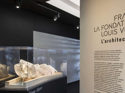 Architectural journey. Courtesy of Fondation Louis Vuitton