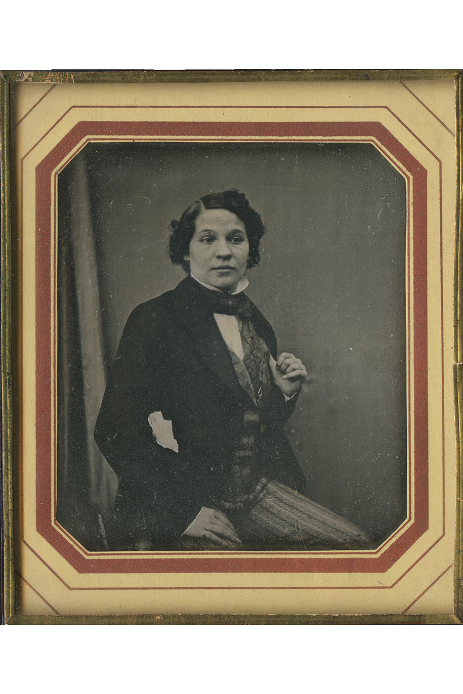 Anonymous portrait of a woman?, Daguerreotype, c.1835