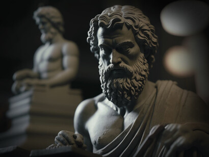 Platón​ fue un filósofo griego seguidor de Sócrates​ y maestro de Aristóteles.​ En 387 a.C. fundó la Academia de Atenas