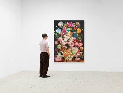 Marc Dennis, Love letter, exhibition view. Courtesy of Anat Ebgi