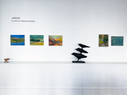 Katharine Dufault, Janus, exhibition view. Courtesy of Susan Eley Fine Art