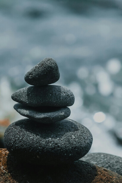 Piedras en la naturaleza