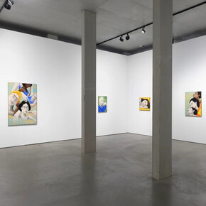 Rebecca Brodskis, The last ones awake, exhibition view. Courtesy of König Galerie