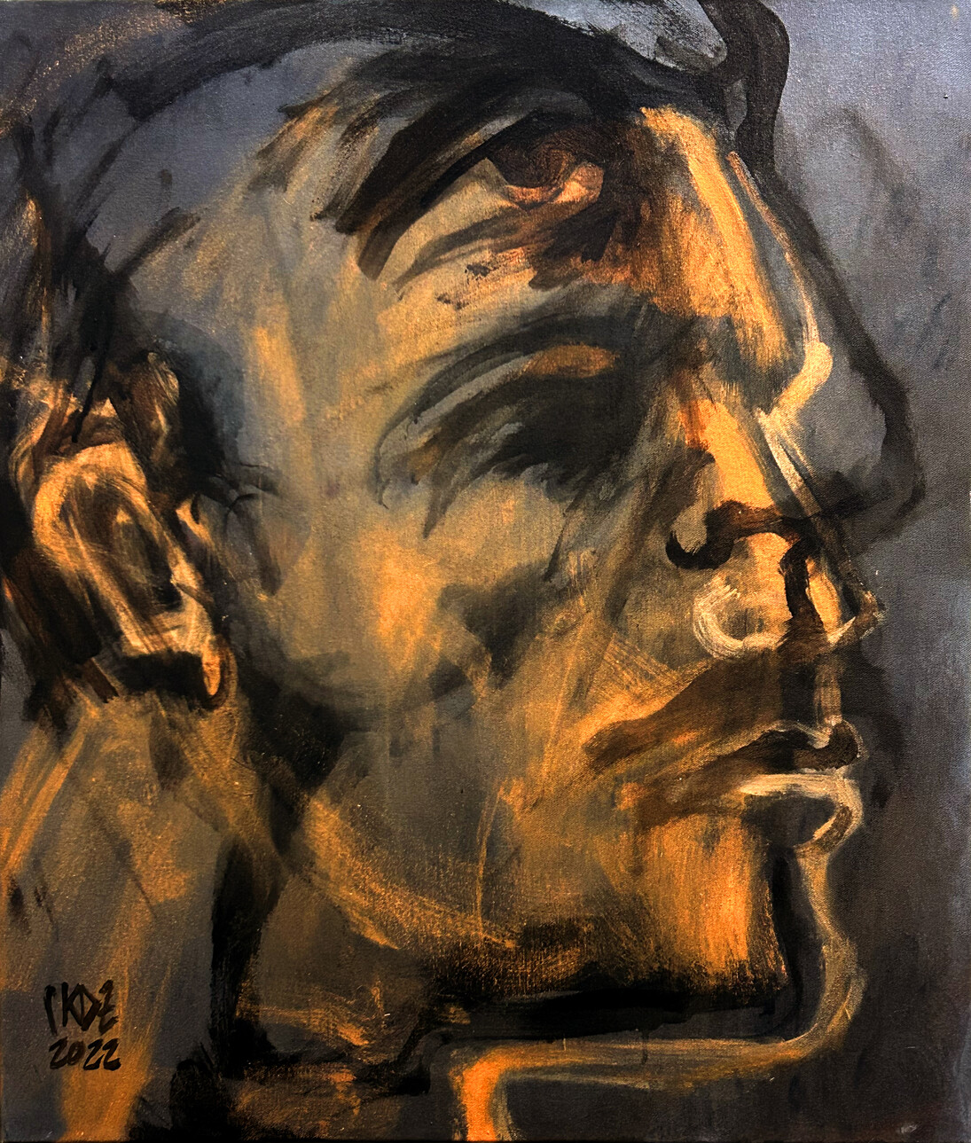 Kristian David, INM–orange being, 2022. Courtesy of Kristian David