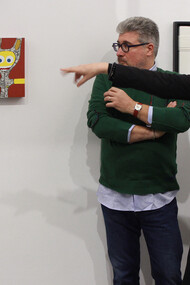 Monica Villa, Inaugurazione della mostra Real Art, 2020