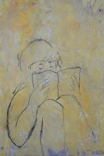 Urbano, Biombos e outras janelas, #19, 2015, técnica mista sobre papel, 86x62cm papel