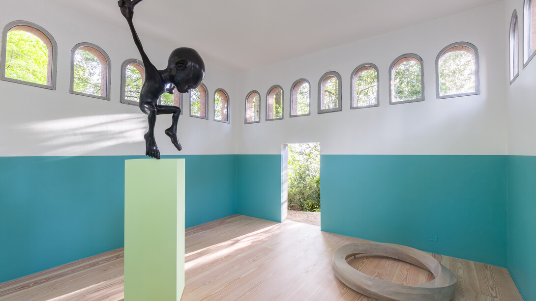 Koo Jeong A, Odorama cities, installation view Korean Pavilion, 60th Venice Biennale, 2024. Courtesy of Pilar Corrias, London, PKM Gallery, Seoul. Photo by Mark Blower © La Biennale di Venezia