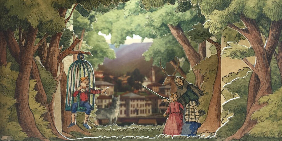 Hansel e Gretel. Courtesy of  Galleria dell'Incisione