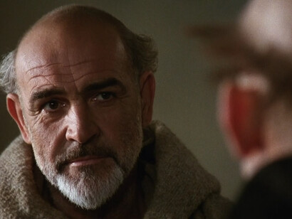 Sean Connery interpreta Guglielmo di Baskerville 