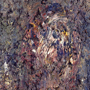 Eugène Leroy, Visage (detail), 1997, Huile sur toile, 73 x 55 x 6 cm © Courtesy Galerie Nathalie Obadia, Paris/Bruxelles