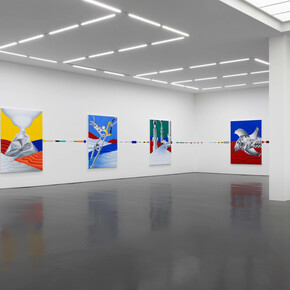 Jac Leirner and Rafa Silvares, Ensemble, exhibition view. Courtesy of Esther Schipper 