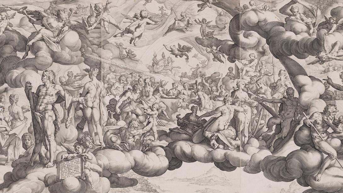 Hendrick Goltzius, The wedding of Cupid and Psyche, 1587. Courtesy of Museum of Fine Arts Boston