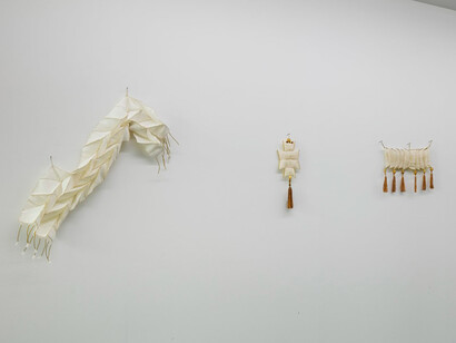 Jacky Cheng, In the fold, exhibition view. Courtesy of Art Collective WA