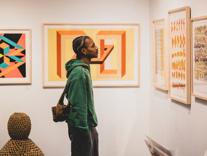 Art on Paper, past edition, exhibition view. Courtesy of Art on Paper 