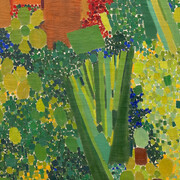 Lynne Drexler, Green bursts upon desert, 1963. Courtesy of PhillipsX