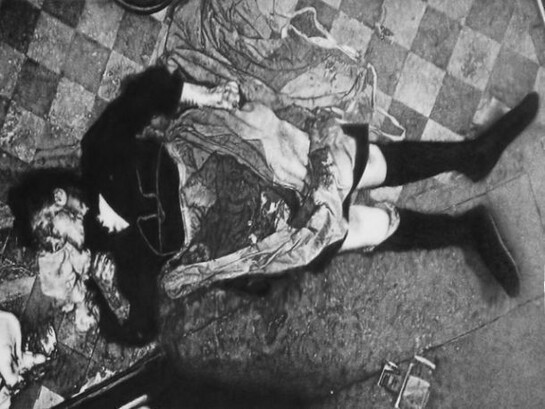 Eric Manigaud, 'Affaire de la Rue Houdon # 1', 2007 Pencil & graphite powder on paper 179x79cm