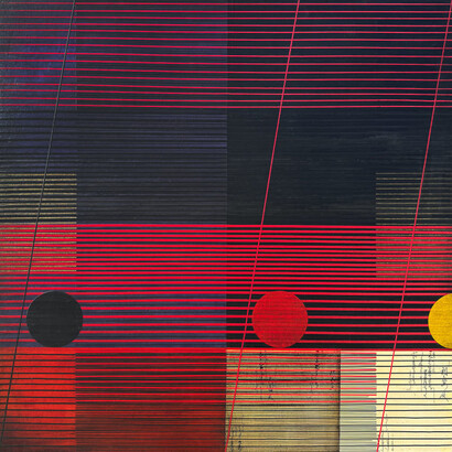 Emilio Lobato, Portal en negro. Courtesy of Nüart Gallery 