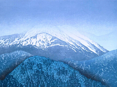 Keiji Shinohara, Blue, 2014. Courtesy of Garvey | Simon 