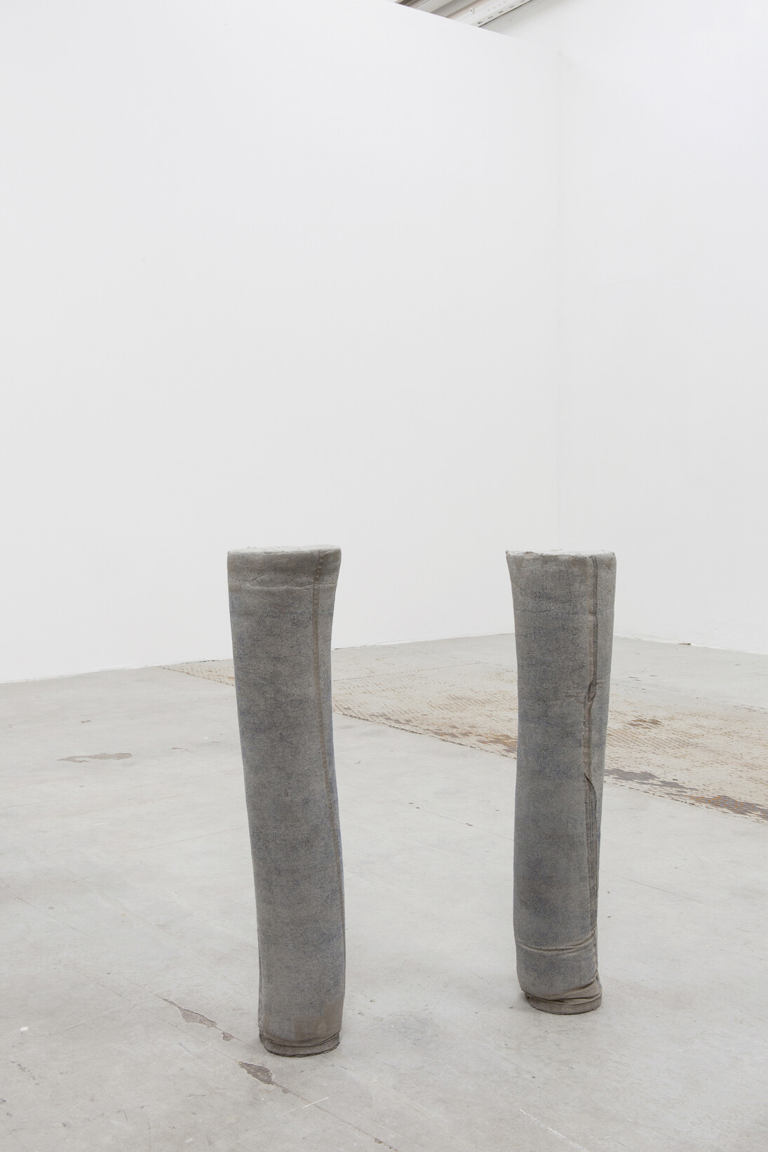 Marie Lund, Attitudes, concrete, cm. 85x25x25, 2013, Courtesy the artist and, Bologna