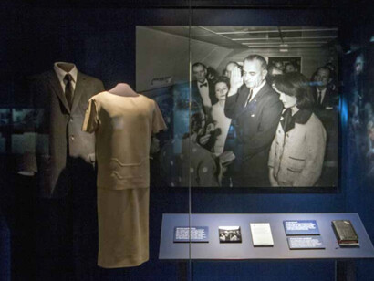 November 22, 1963, Exhibition view. Courtesy of LBJ Presidential Library