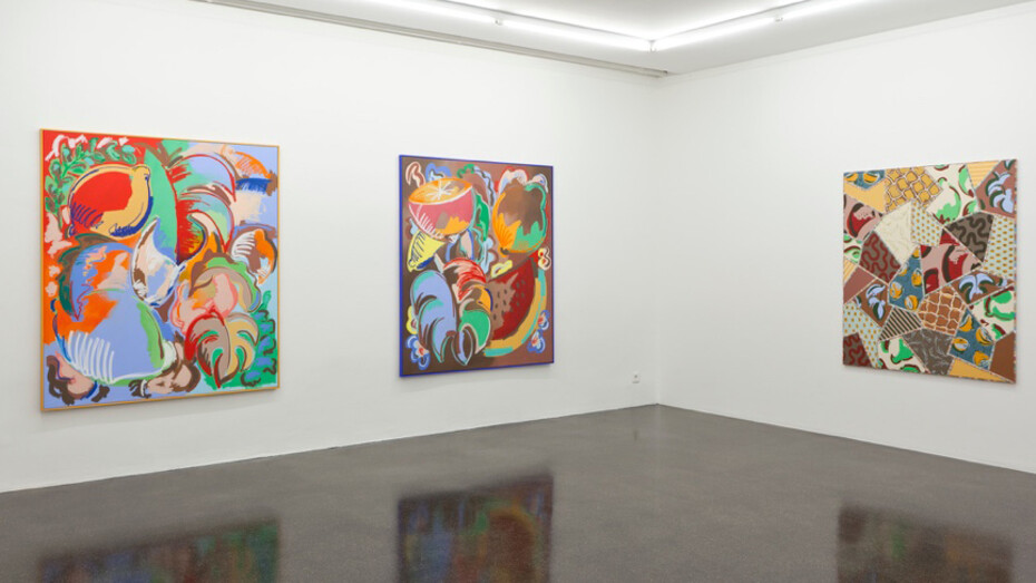 Sol Calero. Solo Pintura, Installation view, Barbara Gross Galerie Munich, 2018.
Photo: Wilfried Petzi, Courtesy Barbara Gross Galerie
