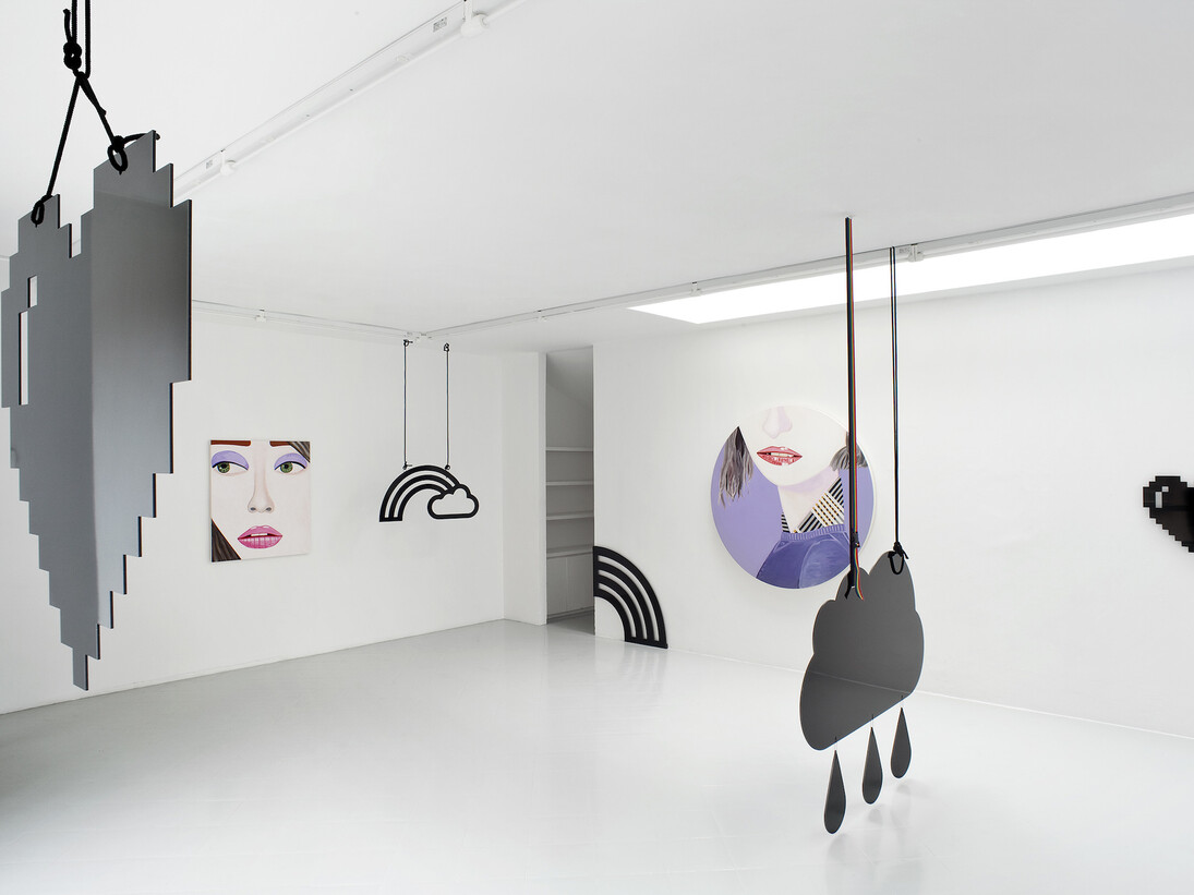 Brian Calvin & Wendy White, Exhibition view. Courtesy of Cabinet