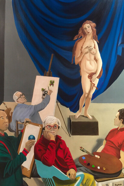 The Apprentices, oil on canvas, 123x91cm © Philipp Rudolf Humm