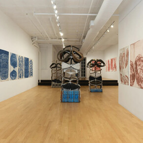 Whitney Oldenburg, Hardening the braces, exhibition view. Courtesy of Chart