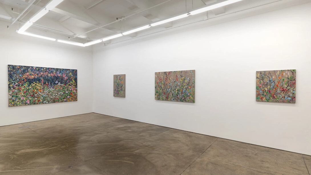 Kysa Johnson, Imperishable change that renovates the world, exhibition view. Courtesy of Morgan Lehman Gallery
