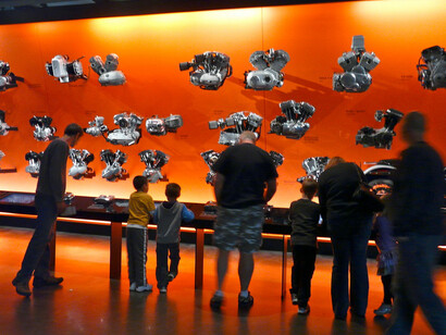 Engine Room. Courtesy of Harley-Davidson Museum